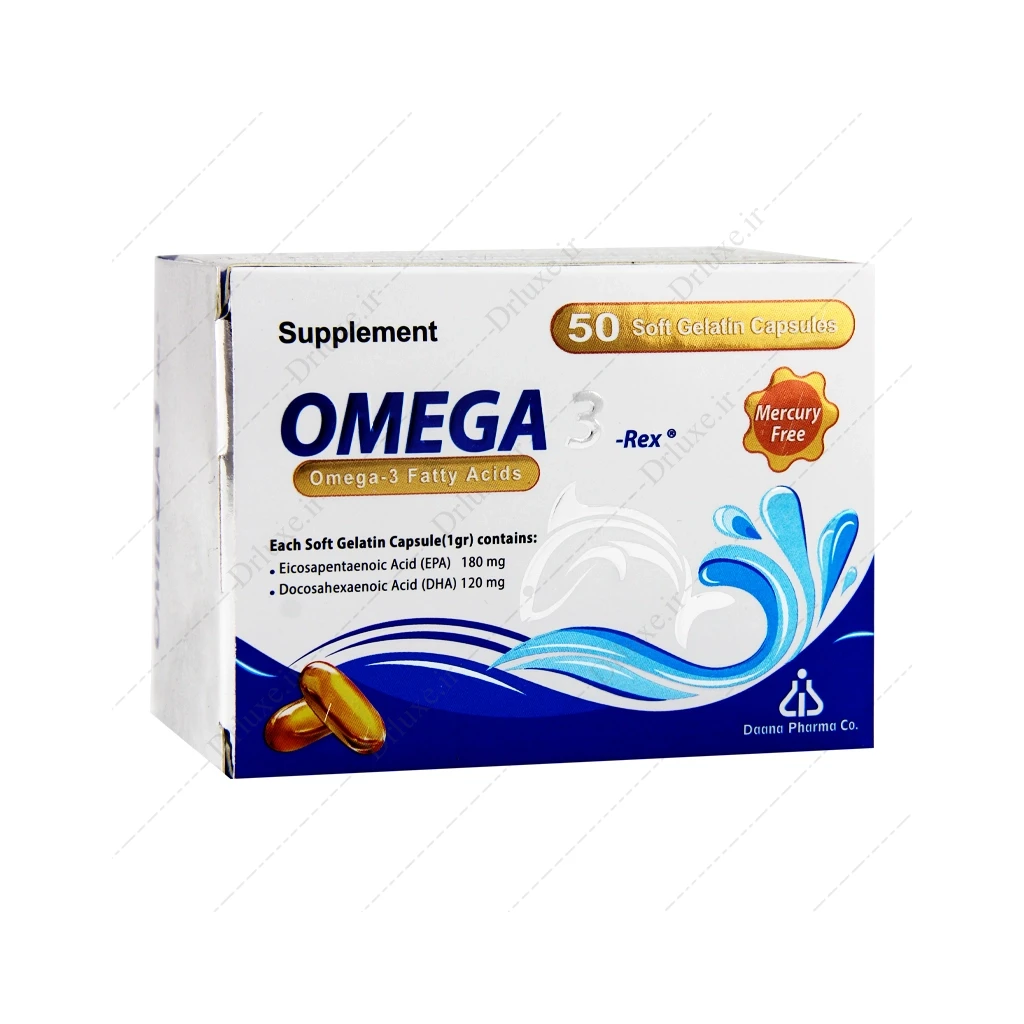 کپسول امگا 3 رکس دانا 50 عدد